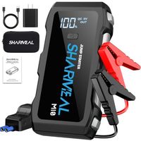 SHARMEAL OEM&ODM Factory Jump Starter 3 en 1 2000A Batterie au lithium Booster de démarrage Power Bank 12V Démarreur de voiture portable