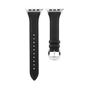 2025 nouvelles bandes de montre intelligente petite taille boucle de bracelet en cuir pour <span class=keywords><strong>Apple</strong></span> <span class=keywords><strong>Watch</strong></span> 38/40/41/42/44/45/49 <span class=keywords><strong>MM</strong></span> Compatible avec IWatch - Product Image 1