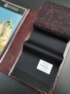 Kain Wol Asetat Worsted 400G/<span class=keywords><strong>M</strong></span> 40W 15P 15V 30 AC Gaya Klasik, Tahan Angin, Tahan Sobek, Bernapas untuk Mantel Wanita - Product Image 2