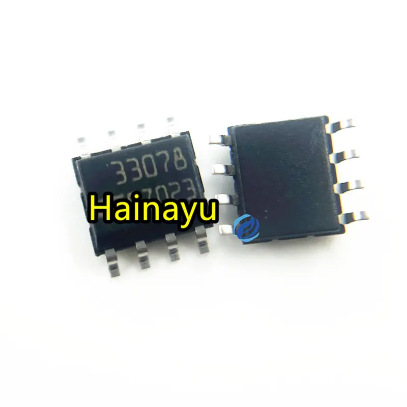 HAINAYU chip BOM IC componente eletrônico MC33078DR2G impressão seda 33078 baixo ruído amplificador operacional duplo chip SMD SOP