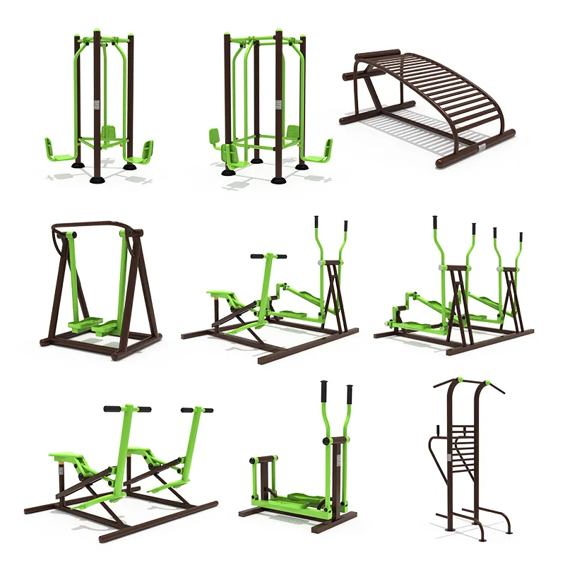 Guter Preis City Park Outdoor Fitness geräte Verzinkter Stahl Material Outdoor Gyms Ausrüstung für den Großhandel