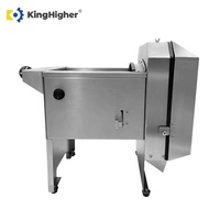 Commerciële elektrische bananen snijmachine, verstelbare plantain chips snijder, industriële fruit snijmachine, multi-snijder