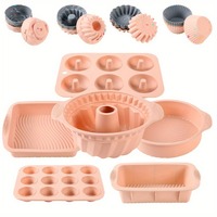 Articles existants promotionnels Grande qualité Polyvalent 30 pièces Deluxe Silicone Bakeware Baking Set