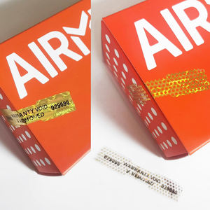 Autocollant holographique 3D anti-contrefaçon personnalisé, étiquette de sécurité inviolable avec code QR variable et impression de numéro de série - Product Image 5