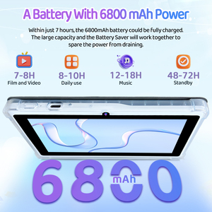 Tablet infantil de 7 "con 16GB + 1TB, Android 14, Qcta Core, cámaras de 5MP, 6800mAh, GPS, juegos, venta de fábrica - Product Image 6
