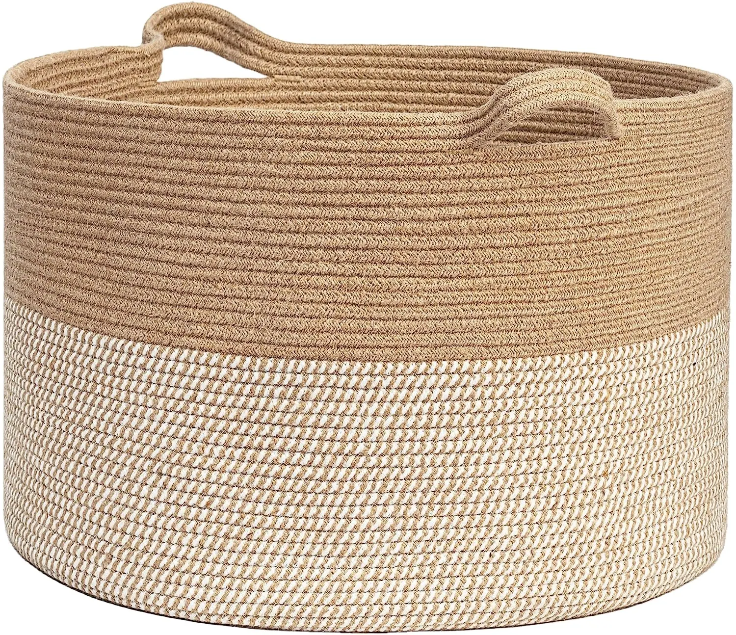 Large Blankets Wicker Basket Big Laundry Baskets Woven Basket with Handle for Clothes Pillows Towel Shoe