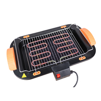 Barbecue électrique sans fumée pour l'intérieur et l'extérieur