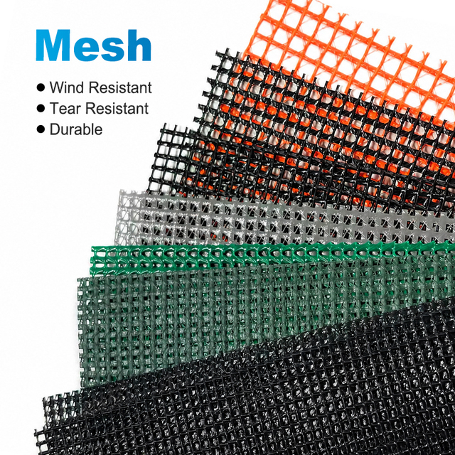 Frisign High Strength PVC Coated Polyester Mesh Fabric for Tensile Architecture