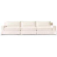 Canapés confortables pour salon, matériaux écologiques, canapé modulaire, sièges profonds et moelleux pour salle de divertissement familiale