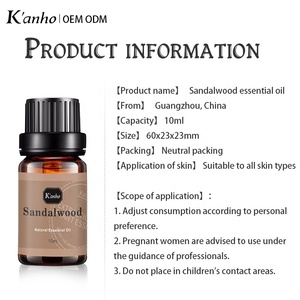 Tinh Dầu Gỗ Đàn Hương Kanho Nhãn Hiệu Riêng Dầu Thơm Dầu Thảo Dược Chiết Xuất Thực Vật Dầu Tự Nhiên - Product Image 3