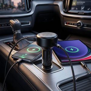 Cargador de coche OEM de alta velocidad con salida de 12V, carga rápida para teléfono, 65W 45W 30W PD, puerto dual C, con función Find My. - Product Image 2