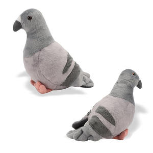 8549 Nouveau style personnalisé, jouets en peluche 3D réalistes et mignons, pigeons gris en peluche, jouets doux en forme de colombe, cadeaux de Noël et d'anniversaire pour enfant - Product Image 2
