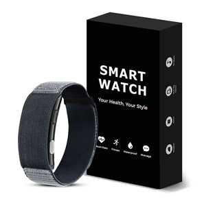 Bracelet intelligent, moniteur de santé, moniteur de fréquence cardiaque, tracker de fitness, étanche, noir, gris, jaune, 23,1 g - Product Image 1
