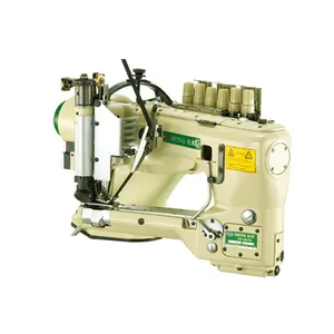 Used Shingray FW740 For 4 Needle 6 Thread Flatbed Flatseamer Sewing Machines Industrial