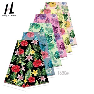 Tropical <strong>Leaves</strong> Island Floral Print Beach Dress with Soft Breathable <strong>Fabric</strong> for Colorful Seaside Vacation Wear - Product Image 2