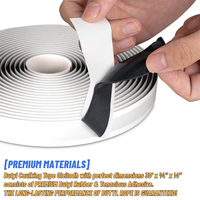 Chine Usine Hot Melt Joint étanche Double face Ruban de caoutchouc butyle 1 pouce x 30 pieds
