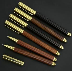 Seapen Wholesale Customizable Logo Red Treasure Wood Ebony Pole Gift Business Promotion <strong>Pen</strong> 1.0mm Writing Width Metal Body - Product Image 1