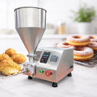 Machine à faire des boules de neige, machine à garnir de crème Eclair, déposeur de mousse pour gâteaux, ligne de production de crème pour pâtisserie Churro
