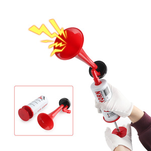 Klaxon pneumatique à pousser à la main pour les matchs de football, équipement portable en plastique à tonalité unique pour la cheerleading - Product Image 4
