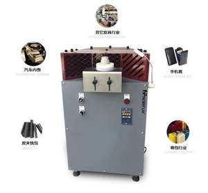 Machine semi-automatique verticale à bande pour le meulage et le polissage du cuir, machine de meulage et de nettoyage du cuir à un seul côté - Product Image 5