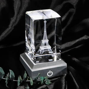 K9 cubo di cristallo bianco per incisione 3d all'ingrosso regali 3D cubo di cristallo - Product Image 4