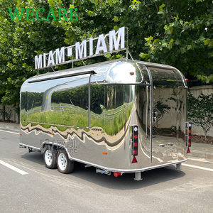 Wecare cà phê Thanh kem xe tải thực phẩm di động Trailer đầy đủ trang bị towable BBQ Burger Crepe bánh pizza thực phẩm xe tải - Product Image 5