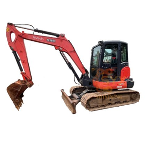 Mini-excavatrice hydraulique sur chenilles d'occasion de marque japonaise originale, modèle KX165, 6 tonnes, 5 tonnes, petite taille - Product Image 1