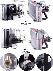 <span class=keywords><strong>Radiateur</strong></span> de réservoir d'eau électrique à recirculation automatique Installation facile <span class=keywords><strong>Radiateur</strong></span> de tracteur <span class=keywords><strong>Radiateur</strong></span> de <span class=keywords><strong>moto</strong></span> avec ventilateur - Product Image 2