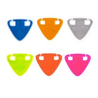 Accessoires de vélo, réflecteurs de sécurité personnalisés pour vélo, signalisation triangulaire réfléchissante haute visibilité pour la conduite nocturne