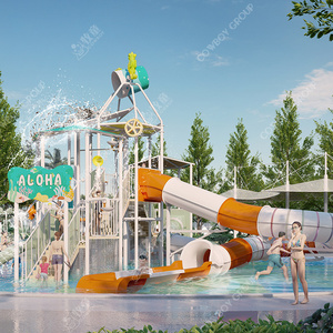 Équipement <span class=keywords><strong>de</strong></span> parc <span class=keywords><strong>aquatique</strong></span> commercial, structure <span class=keywords><strong>aquatique</strong></span>, toboggan <span class=keywords><strong>aquatique</strong></span> et <span class=keywords><strong>aire</strong></span> <span class=keywords><strong>de</strong></span> <span class=keywords><strong>jeux</strong></span> <span class=keywords><strong>aquatique</strong></span> personnalisée pour les centres <span class=keywords><strong>de</strong></span> villégiature - Product Image 2