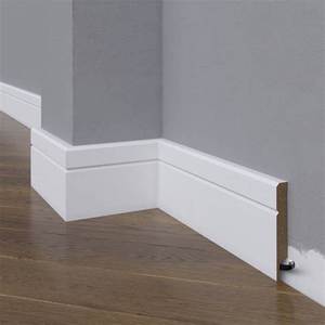 Embellecedor de madera al por mayor para enmarcar cuadros, azulejos de porcelana, zócalo de madera imprimado <span class=keywords><strong>blanco</strong></span> - Product Image 6