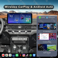 Lecteur multimédia automobile Android 12,3 pouces comparable à la Honda CRV 2023-2024, autoradio stéréo portable, tableau de bord personnalisable