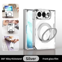 Coque intégrée HEYBINGO avec protection d'objectif, anti-rayures, fine, antichoc, bord électroplaqué, transparente pour IP 18 Duo