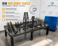 Table de soudage 3D haute précision, table de travail modulaire en acier avec pinces