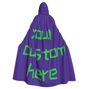 JX Cape personnalisée avec capuche pour hommes et femmes, Cape à capuche Cape unisexe Halloween <span class=keywords><strong>Witch</strong></span> Vampire Wizard Raven Cosplay Costume - Product Image 6