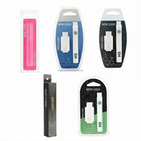 Emballage blister pour stylo LED à piles avec carte en papier, emballage plastique, boîte à stylos, pack de batteries LED 350 650 900 1100 mAh