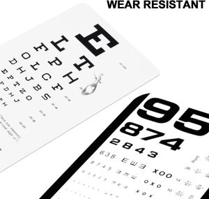 Gráfico de ojo de bolsillo <span class=keywords><strong>Rosenbaum</strong></span> Gráfico de ojo de bolsillo Gráfico de prueba de ojo de tamaño de bolsillo para medición de agudeza visual - Product Image 4