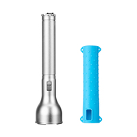 Lampe torche industrielle Exd IIC T6 Gb rechargeable 565lm longue portée en aluminium pour la lutte contre les incendies, la recherche et le sauvetage, étanche