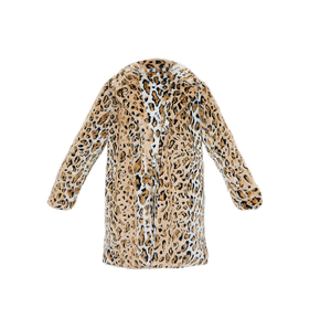 Tangada-veste longue en laine imprimé léopard pour <span class=keywords><strong>femme</strong></span>, <span class=keywords><strong>manteau</strong></span>, vêtement chaud, hiver - Product Image 5