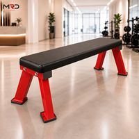 Banc de musculation plat commercial MRD-SH34, banc de musculation robuste pour la salle de sport et les entraînements avec poids libres