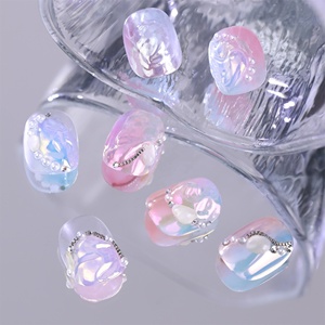 Polvo de Uñas Profesional de 9 Colores para Salón de Uñas, Polvo de Cromo <span class=keywords><strong>Aurora</strong></span> de Alta Pigmentación, Polvo de Cromo para Uñas - Product Image 3