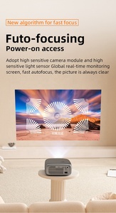 Projecteur de cinéma 3D sans fil Wi-Fi à courte focale 1000 ANSI pour réunions, films et jeux, compatible Smart TV 4K et 1080P natifs - Product Image 6