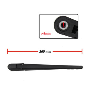 Brazo del limpiaparabrisas trasero Honda de 260 mm para HR-V 2014 en adelante, conjunto de plástico - Product Image 1