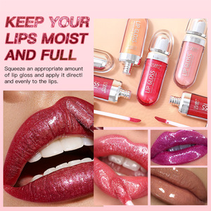 USHAS Gloss à lèvres brillant longue tenue, waterproof, anti-transfert, effet nacré, rouges à lèvres liquides marque privée - Product Image 3