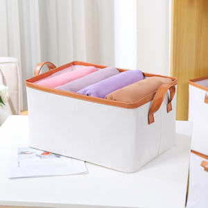 Foldable Clothes Storage <b>Box</b> <b>Wardrobe</b> Clothing Organizer Huge Capacity Non Woven Collapsible Shelves Closet - Product Image 5