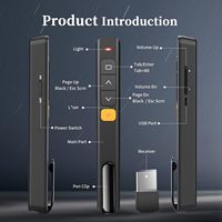 Présentateur sans fil Clicker à distance Pointeur de présentation USB Présentateur sans fil Cliqueur de point d'alimentation à distance pour Slide Advancer
