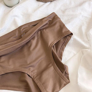 Braguitas de Mujer de Alta Calidad, Corte Láser, Seda de Hielo, Sin Costuras, Tanga Sólida, Bragas para Chicas - Product Image 4