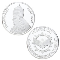 Crea tus Propias Monedas Personalizadas, Monedas de Desafío de Metal Impresas, Monedas en Blanco, Moneda Plateada