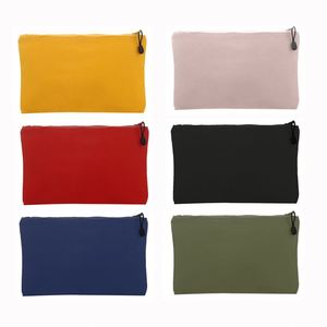 Wholesale Natural Recycled Packaging Makeup Cosmetic Bag Blank <b>Canvas</b> Zipper - Product Image 6