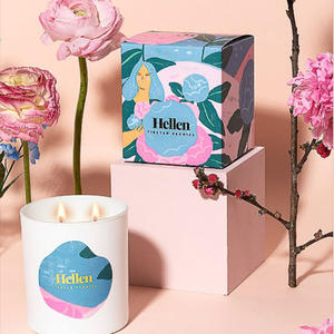 Usine En Gros Nouvelle Arrivée Boîte De Papier Cadeau Soins De La Peau Boîtes Rigides Cadeau Bougie Emballage Boîte De Papier Pliante - Product Image 2